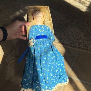 1980 Porcelain "Victorian Maiden" Doll purchased in England